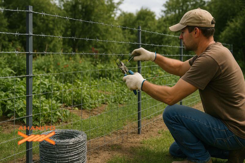 بهترین نوع سیم‌خاردار برای دور باغ کدام است؟